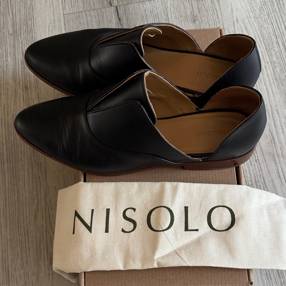 Nisolo Emma d'Orsay Oxford in Black
